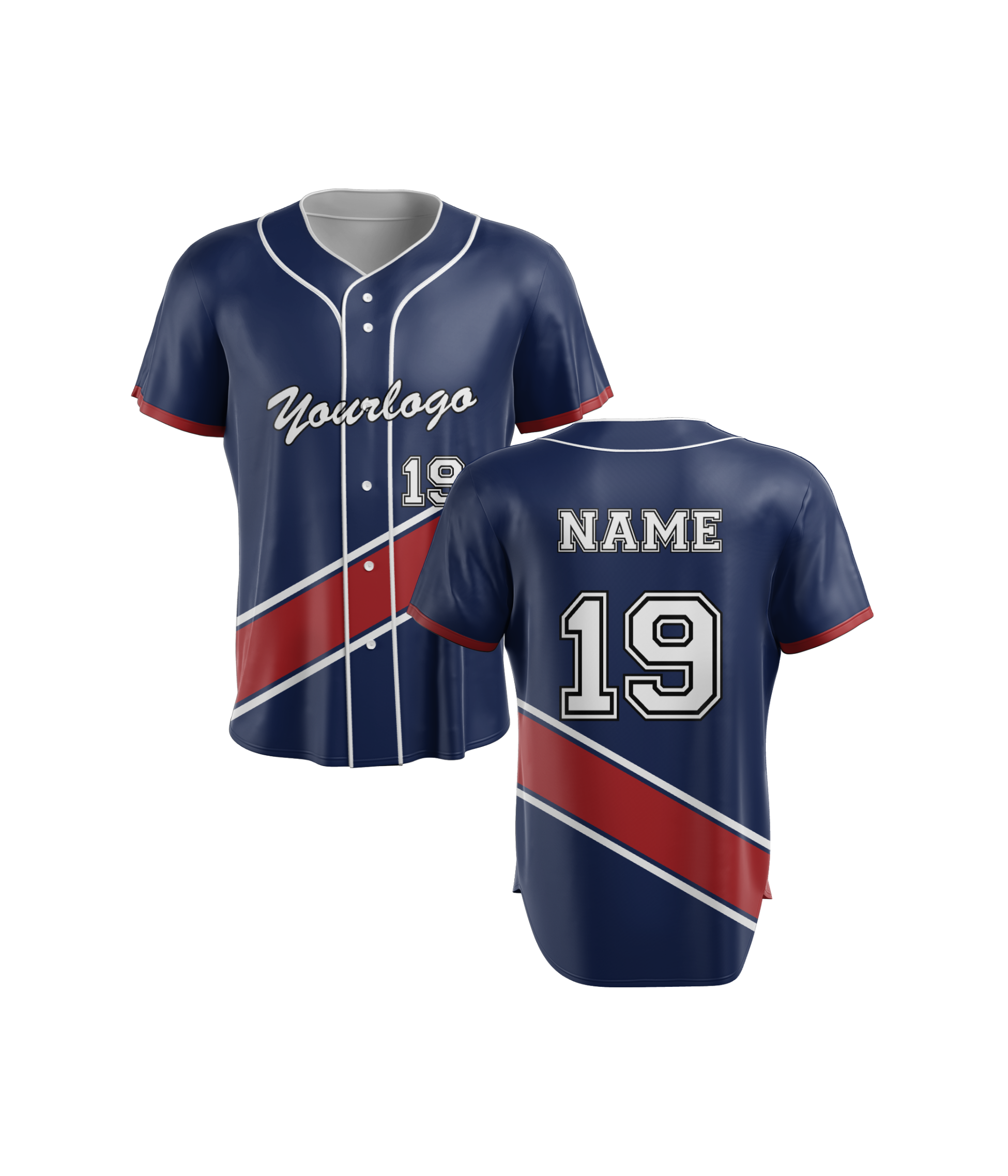 Basebolltröja med knappar, 2000-serien