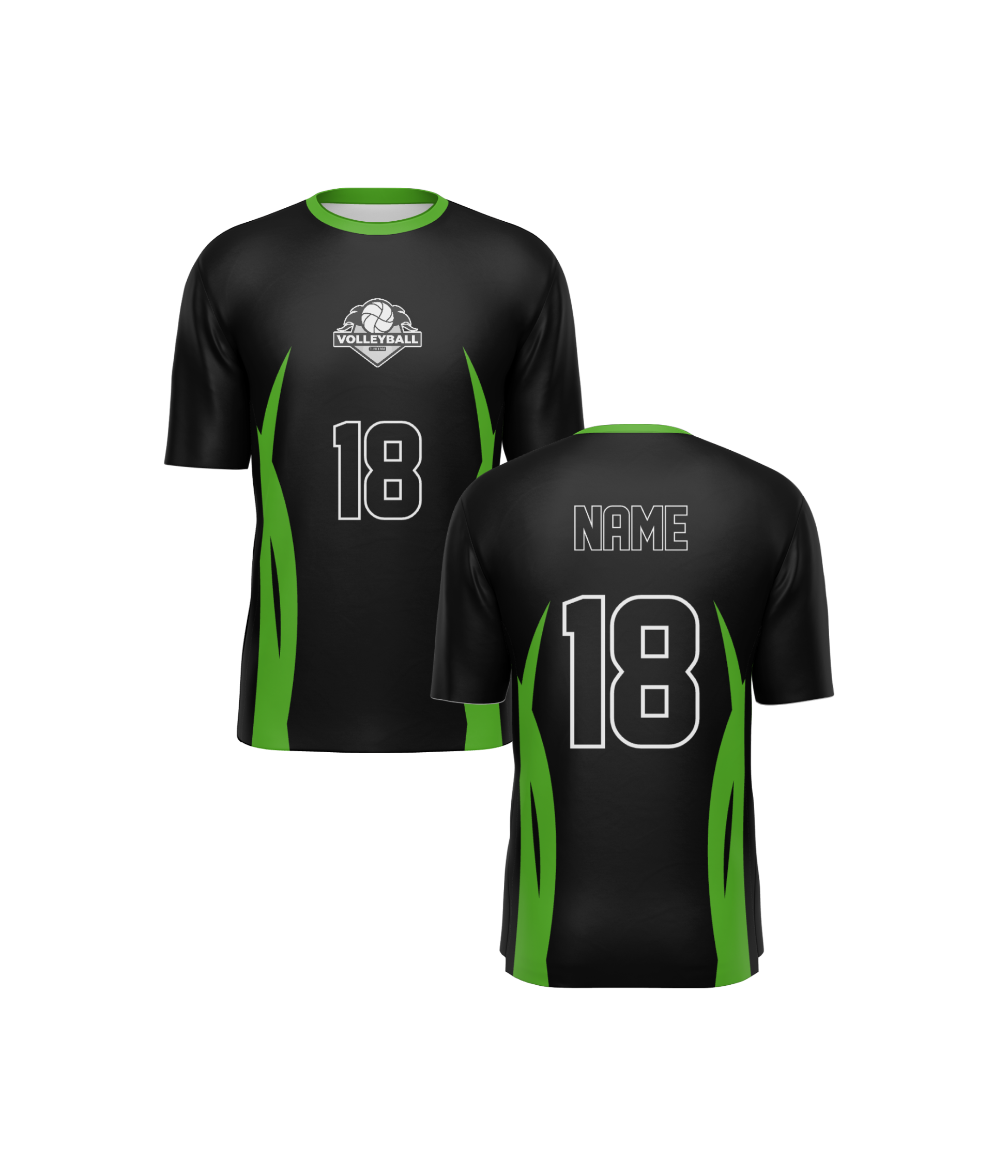 Volleybolltröja, korta ärm